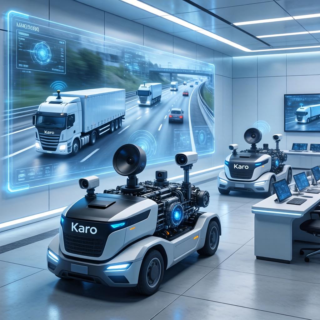 滴滴自动驾驶卡车KargoBot亮相：一位司机同时“开”多辆卡车