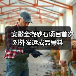 安徽全椒砂石项目首次对外发运成品骨料
