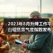 2023年8月升降工作平台租赁景气度指数发布