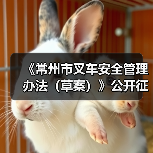 《常州市叉车安全管理办法（草案）》公开征求意见！