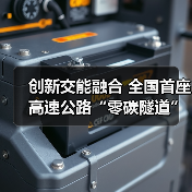 创新交能融合 全国首座高速公路“零碳隧道”清洁能源工程正式开工