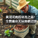黄河河南段塔高之最！全国首座无纵筋钢混组合塔成功封顶
