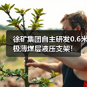 徐矿集团自主研发0.6米极薄煤层液压支架！