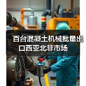 百台混凝土机械批量出口西亚北非市场 百台混凝土机械批量出口西亚北非市场