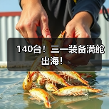140台!三一装备满舱出海! 140台!三一装备满舱出海!