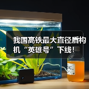 我国高铁最大直径盾构机“英雄号”下线! 我国高铁最大直径盾构机“英雄号”下线!