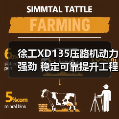 徐工XD135压路机动力强劲 稳定可靠提升工程效率