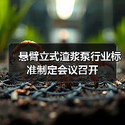 悬臂立式渣浆泵行业标准制定会议召开
