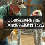 江苏建筑业转型升级：30家智能建造骨干企业培育目标