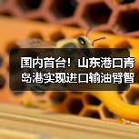国内首台!山东港口青岛港实现进口输油臂智能对接 国内首台!山东港口青岛港实现进口输油臂智能对接