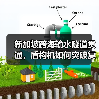 新加坡跨海输水隧道贯通,盾构机如何突破复杂地质挑战? 新加坡跨海输水隧道贯通,盾构机如何突破复杂地质挑战?