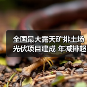 全国最大露天矿排土场光伏项目建成 年减排超37万吨 全国最大露天矿排土场光伏项目建成 年减排超37万吨