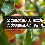 全国最大露天矿排土场光伏项目建成 年减排超37万吨 全国最大露天矿排土场光伏项目建成 年减排超37万吨