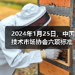 2024年1月25日，中国技术市场协会六项标准正式施行